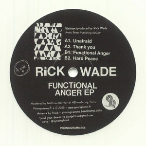 Rick Wade - Functional Anger EP